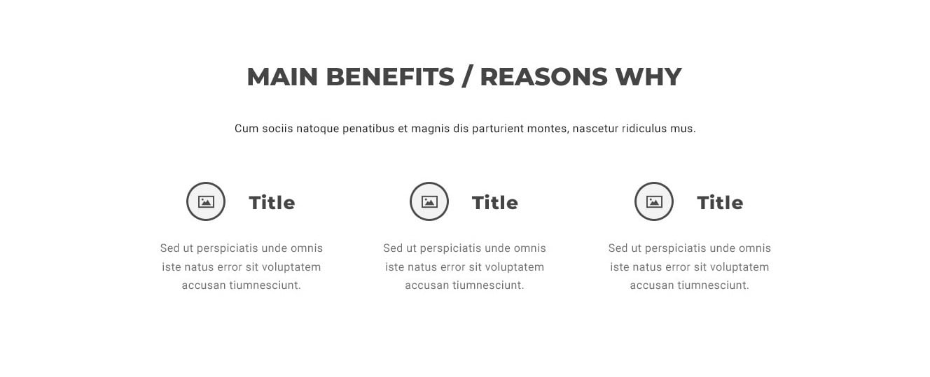 Main Benefits / Reasons Why 4