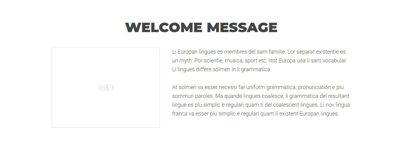 Welcome Message 5